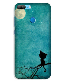 Moon cat Mobile Back Case for Lenovo K9 / K9 Plus (Design - 70)