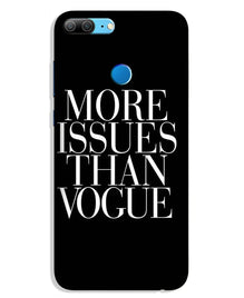 More Issues than Vague Mobile Back Case for Lenovo K9 / K9 Plus (Design - 74)