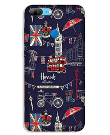 Love London Mobile Back Case for Lenovo K9 / K9 Plus (Design - 75)