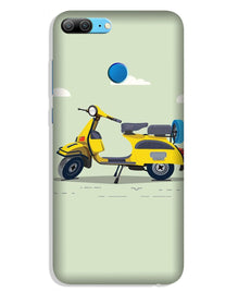 Vintage Scooter Mobile Back Case for Lenovo K9 / K9 Plus (Design - 260)