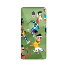 Football Mobile Back Case for Lenovo P2  (Design - 166)