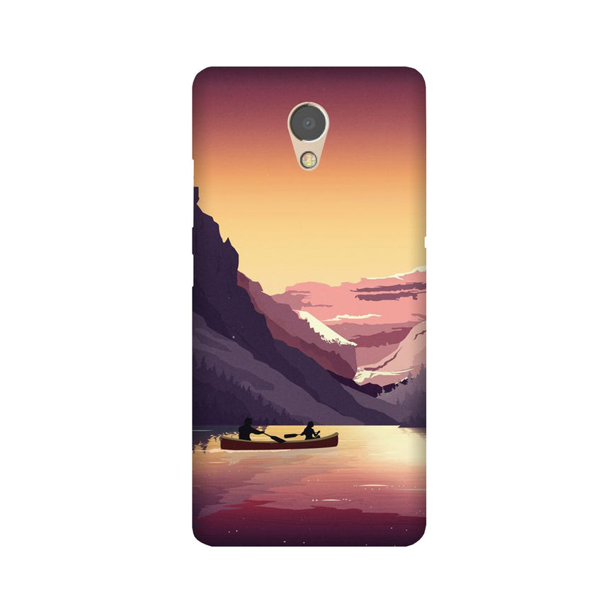 Mountains Boat Case for Lenovo P2 (Design - 181)