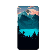 Mountains Mobile Back Case for Lenovo P2 (Design - 186)