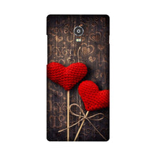 Red Hearts Mobile Back Case for Lenovo Vibe P1 (Design - 80)