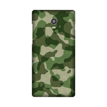 Army Camouflage Mobile Back Case for Lenovo Vibe P1  (Design - 106)