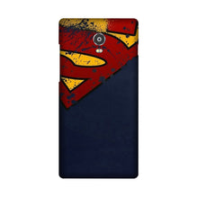 Superman Superhero Mobile Back Case for Lenovo Vibe P1  (Design - 125)