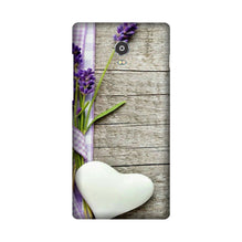 White Heart Mobile Back Case for Lenovo Vibe P1 (Design - 298)