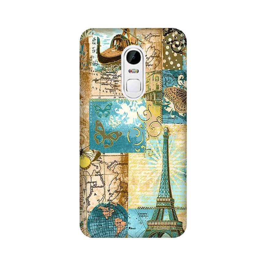 Travel Eiffel Tower Case for Lenovo Vibe X3 (Design No. 206)