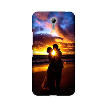 Couple Sea shore Mobile Back Case for Lenovo Zuk Z1 (Design - 13)