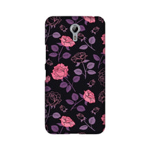 Rose Black Background Mobile Back Case for Lenovo Zuk Z1 (Design - 27)