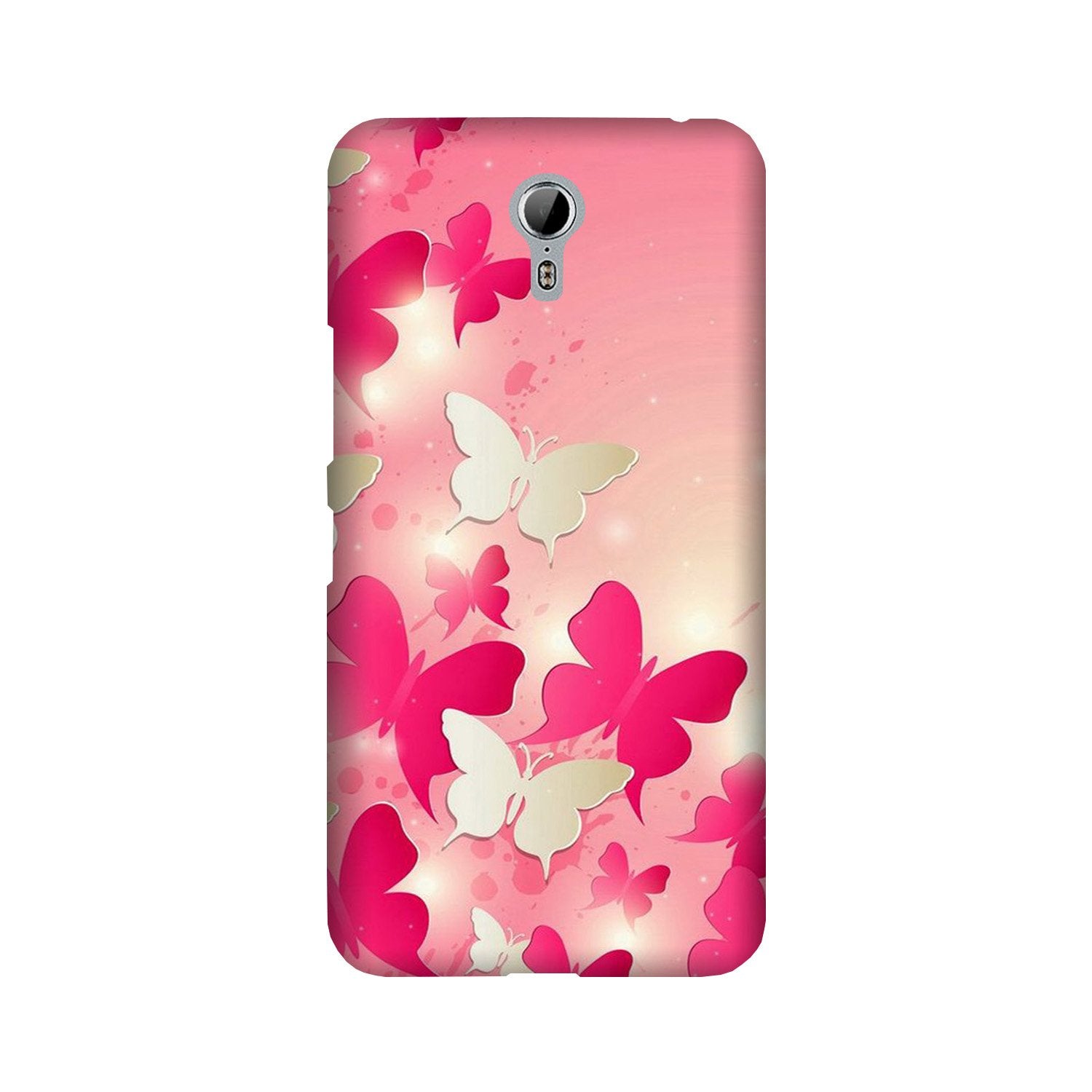 White Pick Butterflies Case for Lenovo Zuk Z1