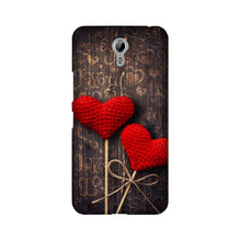 Red Hearts Mobile Back Case for Lenovo Zuk Z1 (Design - 80)