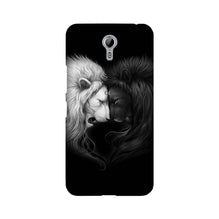 Dark White Lion Mobile Back Case for Lenovo Zuk Z1  (Design - 140)