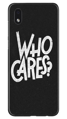Who Cares Mobile Back Case for Samsung Galaxy M01 Core (Design - 94)