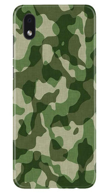 Army Camouflage Mobile Back Case for Samsung Galaxy M01 Core  (Design - 106)