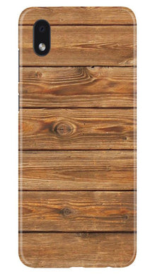 Wooden Look Mobile Back Case for Samsung Galaxy M01 Core  (Design - 113)