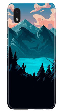 Mountains Mobile Back Case for Samsung Galaxy M01 Core (Design - 186)