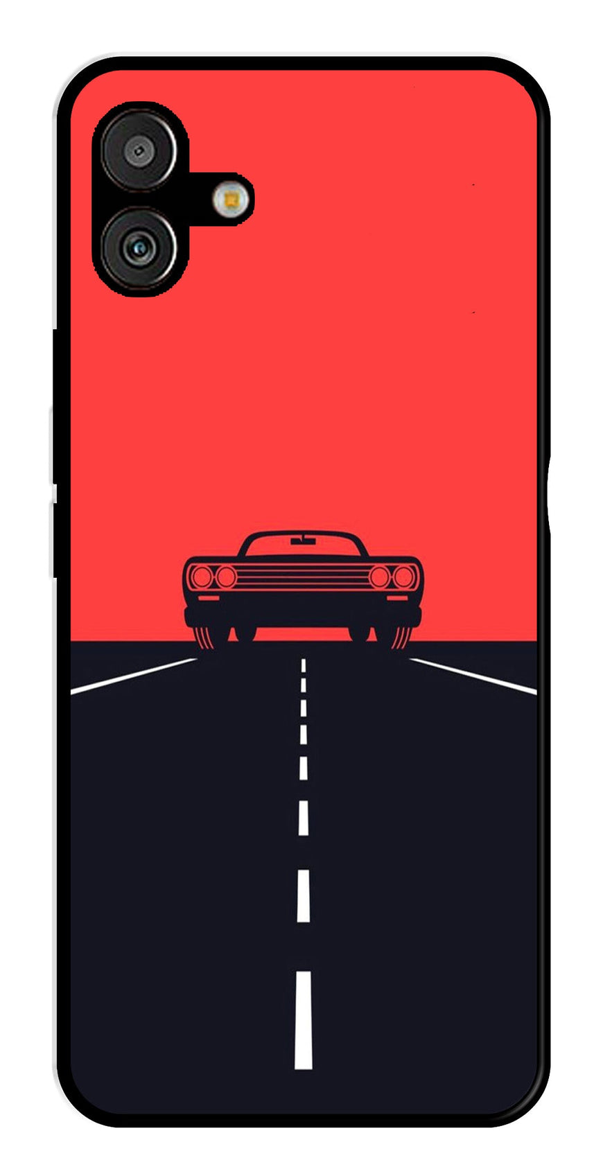 Car Lover Metal Mobile Case for Samsung Galaxy F14 5G   (Design No -21)