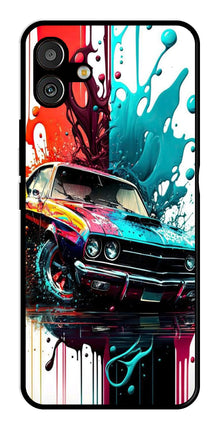 Vintage Car Metal Mobile Case for Samsung Galaxy F14 5G