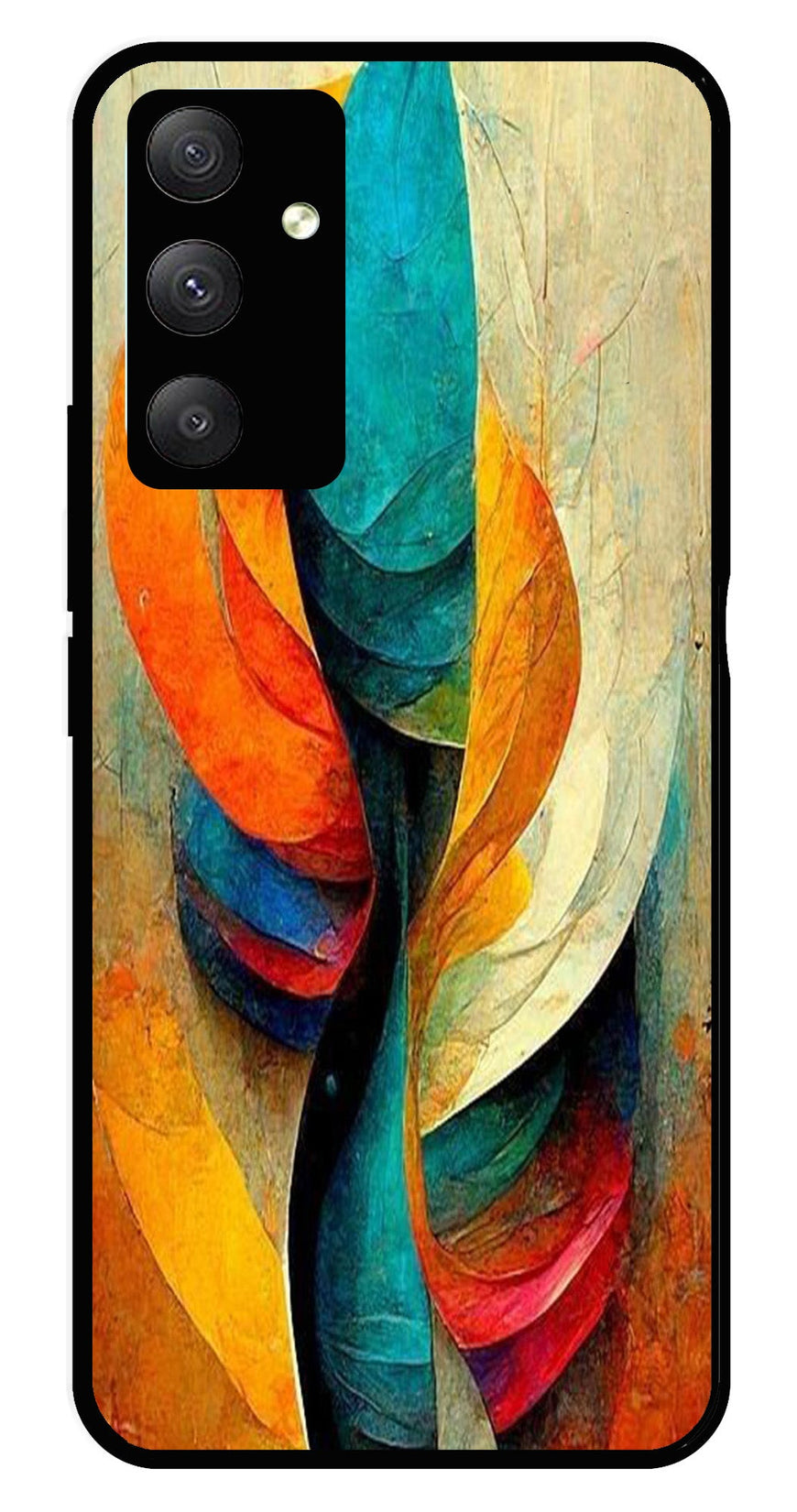 Modern Art Metal Mobile Case for Samsung Galaxy M14 5G   (Design No -11)