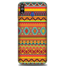 Zigzag line pattern Mobile Back Case for Samsung Galaxy A20s (Design - 4)