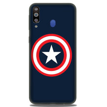 Captain America Mobile Back Case for Samsung Galaxy A20s (Design - 42)