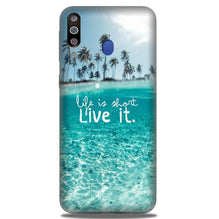 Life is short live it Mobile Back Case for Samsung Galaxy A20s (Design - 45)