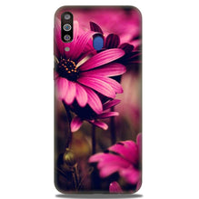 Purple Daisy Mobile Back Case for Samsung Galaxy A20s (Design - 65)