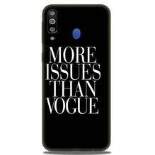 More Issues than Vague Mobile Back Case for Samsung Galaxy A20s (Design - 74)