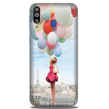 Girl with Baloon Mobile Back Case for Samsung Galaxy A20s (Design - 84)