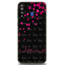 Love in Air Mobile Back Case for Samsung Galaxy A20s (Design - 89)