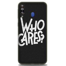 Who Cares Mobile Back Case for Samsung Galaxy A20s (Design - 94)