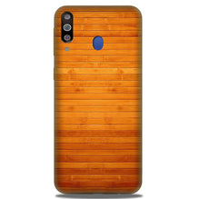 Wooden Look Mobile Back Case for Samsung Galaxy A20s  (Design - 111)