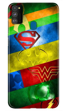 Superheros Logo Case for Samsung Galaxy M30s (Design No. 251)