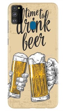 Drink Beer Mobile Back Case for Samsung Galaxy M30s  (Design - 328)