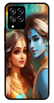 Lord Radha Krishna Metal Mobile Case for Samsung Galaxy M53 5G