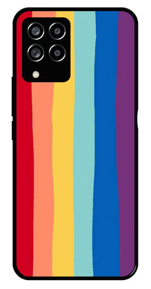 Rainbow MultiColor Metal Mobile Case for Samsung Galaxy M53 5G