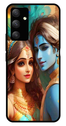 Lord Radha Krishna Metal Mobile Case for Samsung Galaxy M34