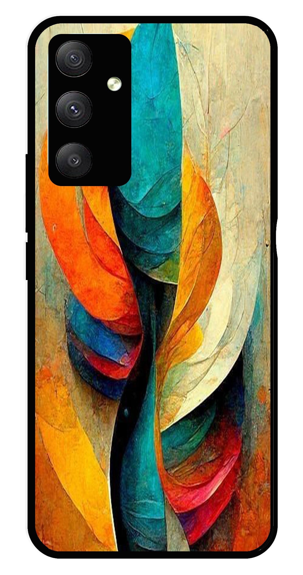 Modern Art Metal Mobile Case for Samsung Galaxy M34   (Design No -11)