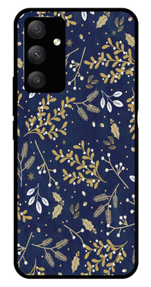 Floral Pattern  Metal Mobile Case for Samsung Galaxy M34