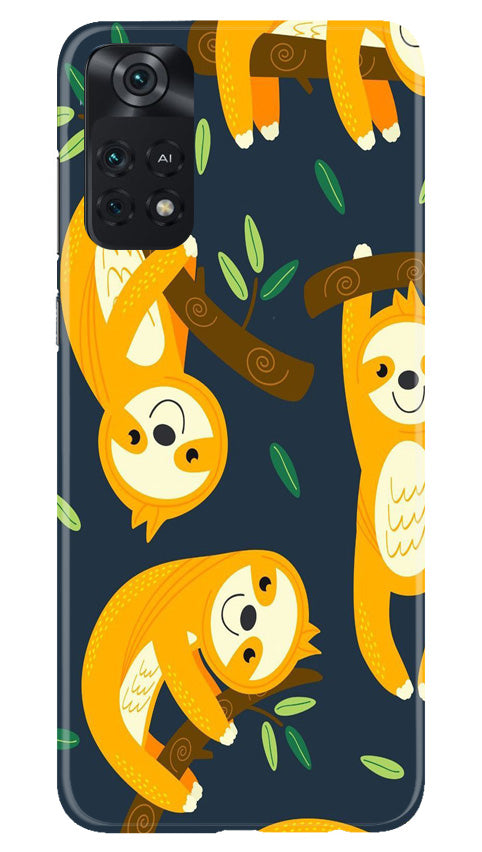 Racoon Pattern Case for Poco M4 Pro 4G