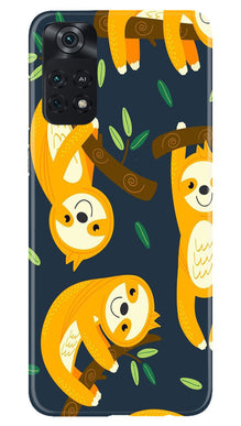 Racoon Pattern Mobile Back Case for Poco M4 Pro 4G (Design - 2)