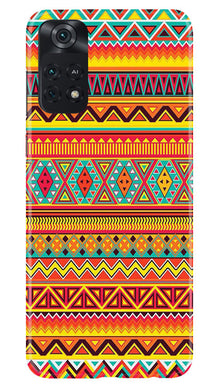 Zigzag line pattern Mobile Back Case for Poco M4 Pro 4G (Design - 4)