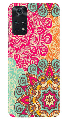 Rangoli art Mobile Back Case for Poco M4 Pro 4G (Design - 6)