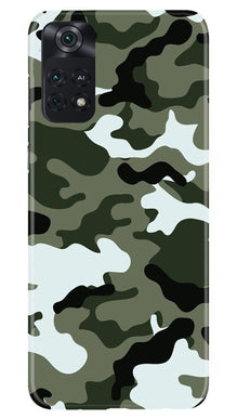 Army Camouflage Mobile Back Case for Poco M4 Pro 4G  (Design - 108)