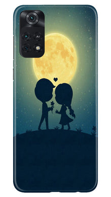 Love Couple Mobile Back Case for Poco M4 Pro 4G  (Design - 109)