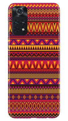 Zigzag line pattern2 Mobile Back Case for Poco M4 Pro 4G (Design - 10)