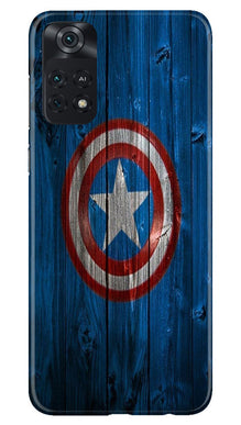 Captain America Superhero Mobile Back Case for Poco M4 Pro 4G  (Design - 118)