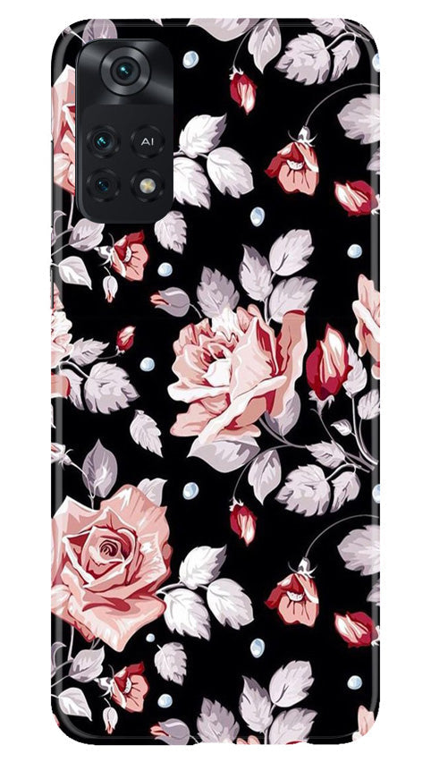 Pink rose Case for Poco M4 Pro 4G