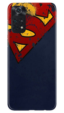 Superman Superhero Mobile Back Case for Poco M4 Pro 4G  (Design - 125)